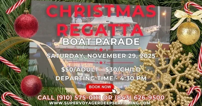 Skip the Black Friday Craziness and Surprise Your Family with a Ride in the Intracoastal Christmas Regatta – November 29, 2025