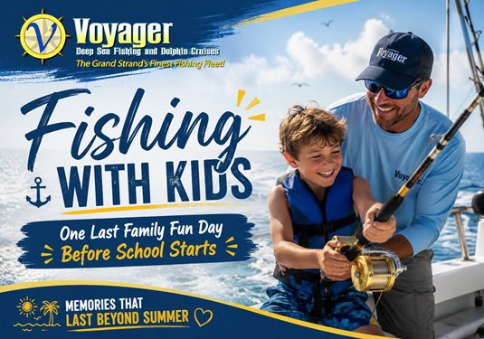 Fishing with kids in Myrtle Beach SC